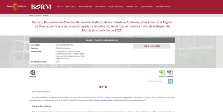 Cultura destina 100.000 euros para apoyar la actividad de las salas de música en vivo