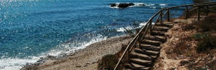 Playa de la Raja. Puerto de Mazarrón