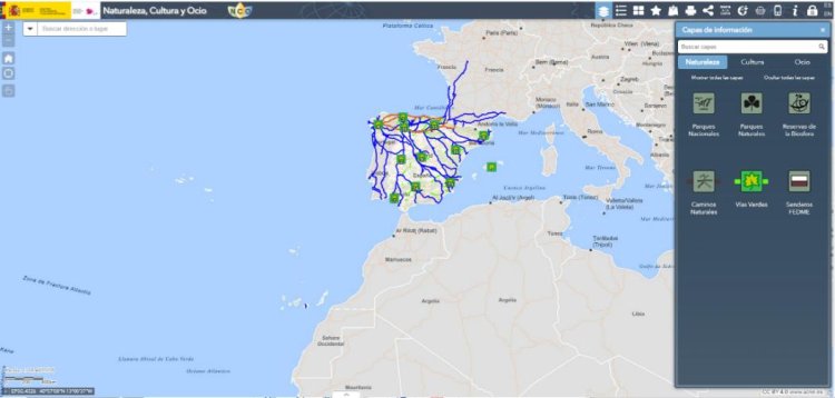 Transportes ofrece recursos geográficos gratuitos para facilitar la planificación de viajes y excursiones