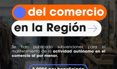 Nuevas subvenciones para autónomos del comercio en la Región de Murcia de la Conserjería de Empresa, Empleo y Economía Social
