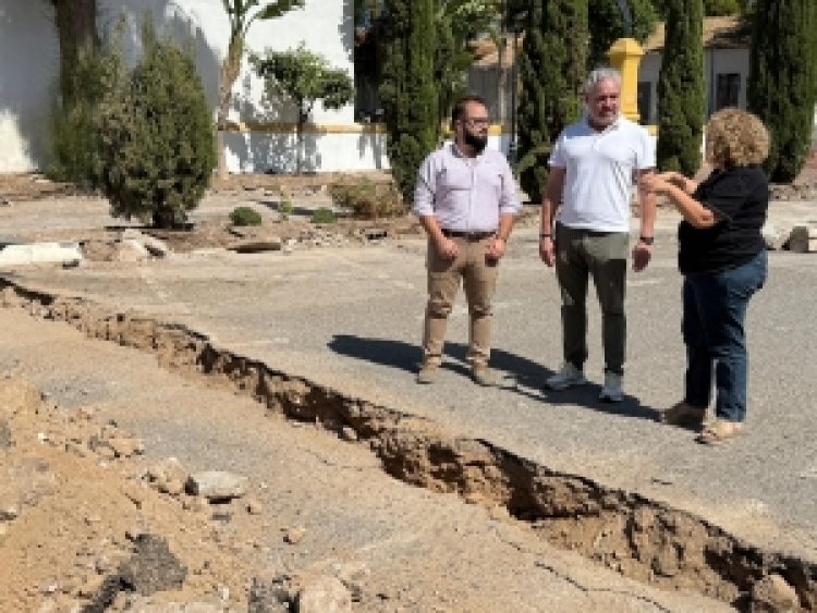 Mazarrón impulsa la reurbanización del aparcamiento del cementerio municipal para mejorar la seguridad y accesibilidad
