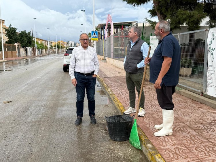 Seguimiento de la DANA Alice en Mazarrón