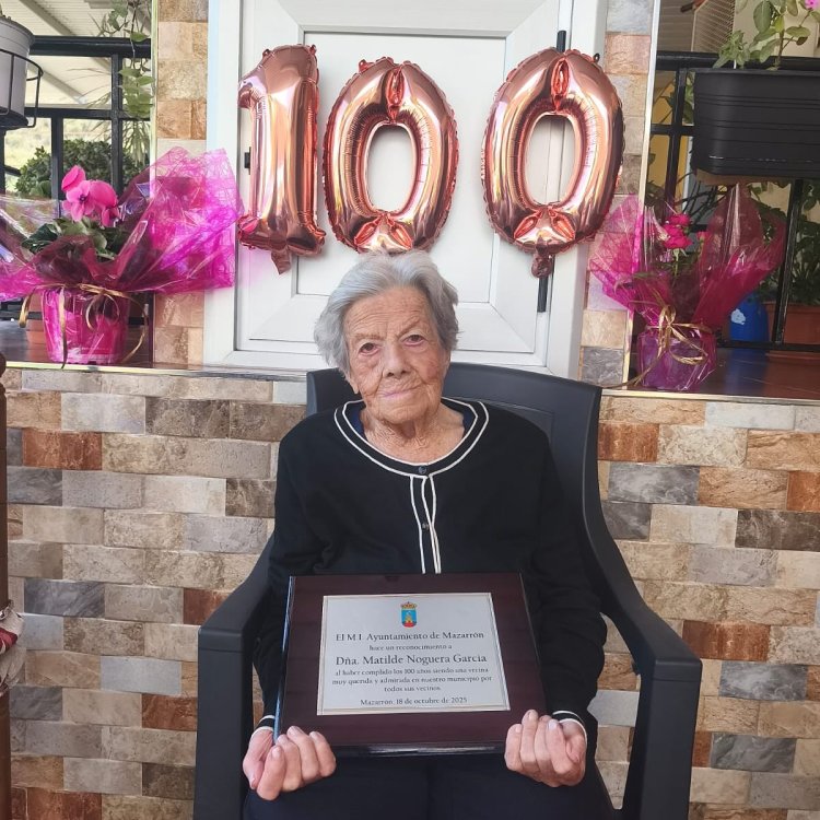 Homenaje a Matilde Noguera Garcia en su 100 cumpleaños