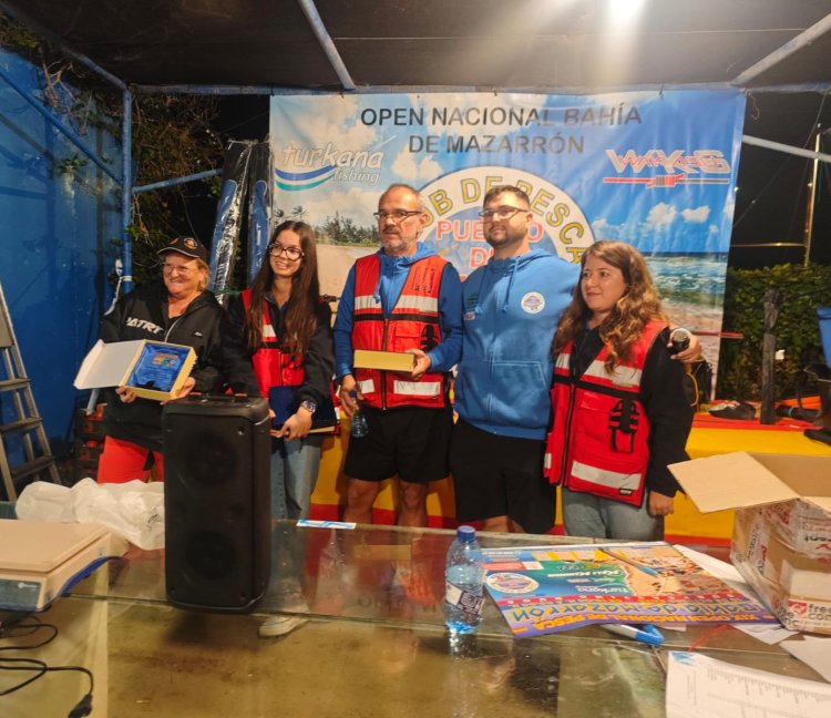 Jesús Rodríguez y José Antonio Fernández, de Melilla, se coronan campeones del XIX Open Nacional de Pesca Bahía de Mazarrón