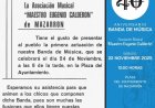40 ANIVERSARIO DE LA BANDA DE MÚSICA DE MAZARRÓN