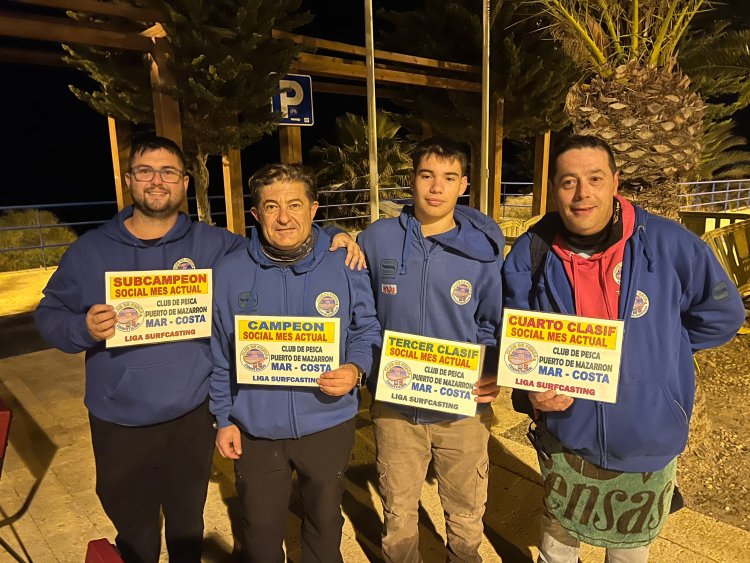 PAKICO MATEO, CAMPEÓN DE LA TEMPORADA 2025 DEL CLUB DE PESCA PUERTO DE MAZARRÓN