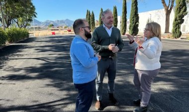Visita institucional a las obras del Cementerio Municipal de Mazarrón