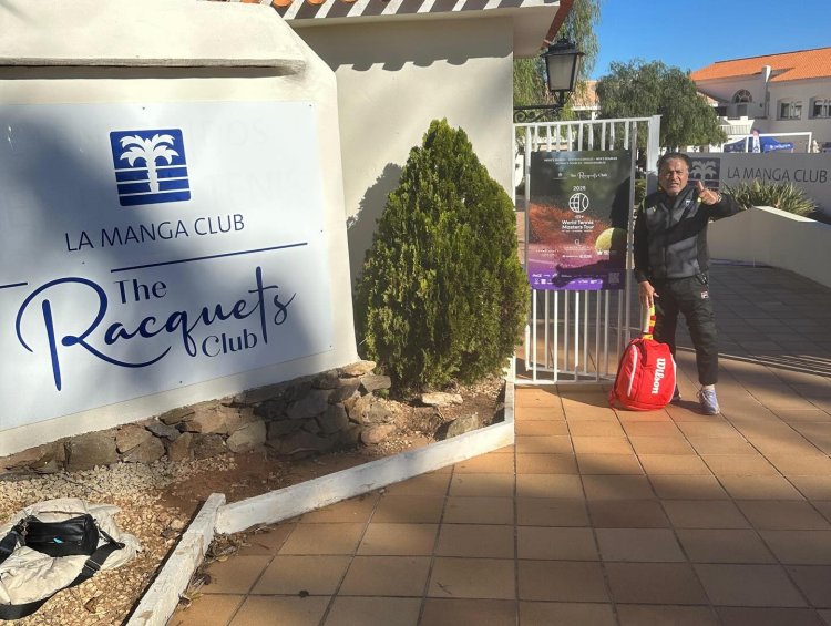 El Club de Tenis Mazarrón, disputó el torneo de veteranos ITF en la Manga