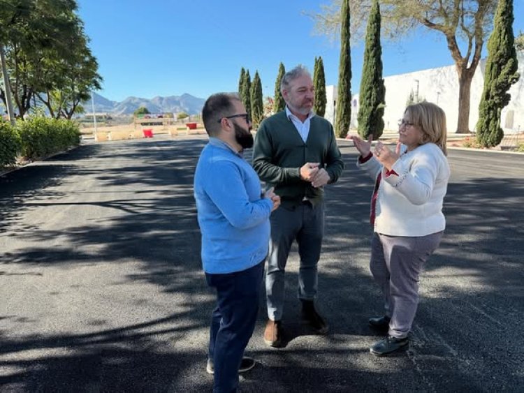 Visita institucional a las obras del Cementerio Municipal de Mazarrón