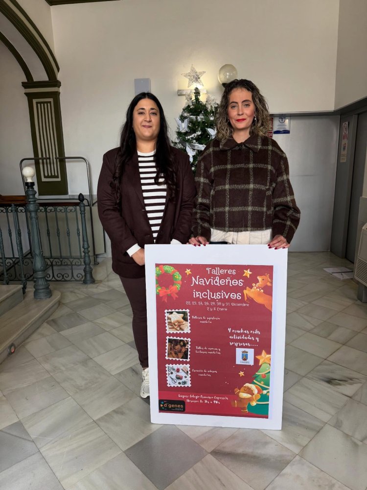 Mazarrón presenta los Talleres Navideños Inclusivos para jóvenes con discapacidad
