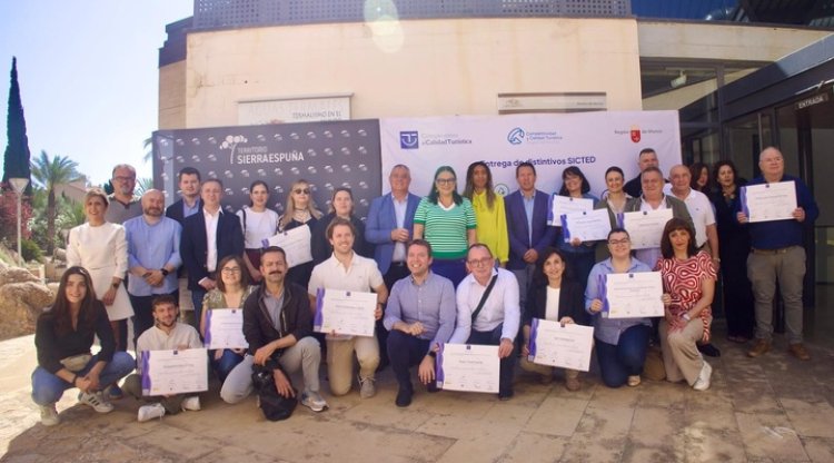 La Región alcanza un récord histórico en calidad turística con 686 certificados del SICTED y se sitúa como la cuarta de España