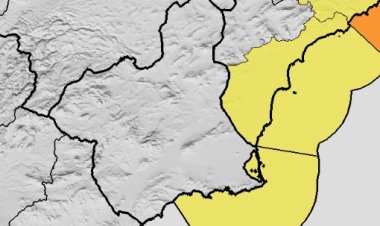 La AEMET advierte de temporal en la costa para la tarde del martes hasta el miércoles por la mañana. Aviso amarillo en Campo de Cartagena y Mazarrón