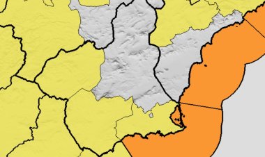 Meteorología advierte de viento que puede llegar a los 80 km/h y temporal en la costa con olas de 4 m. para mañana sábado