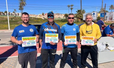 JUAN JOSÉ MTEZ SE HACE CON EL SEGUNDO SOCIAL DEL CLUB DE PESCA PUERTO DE MAZARRÓN