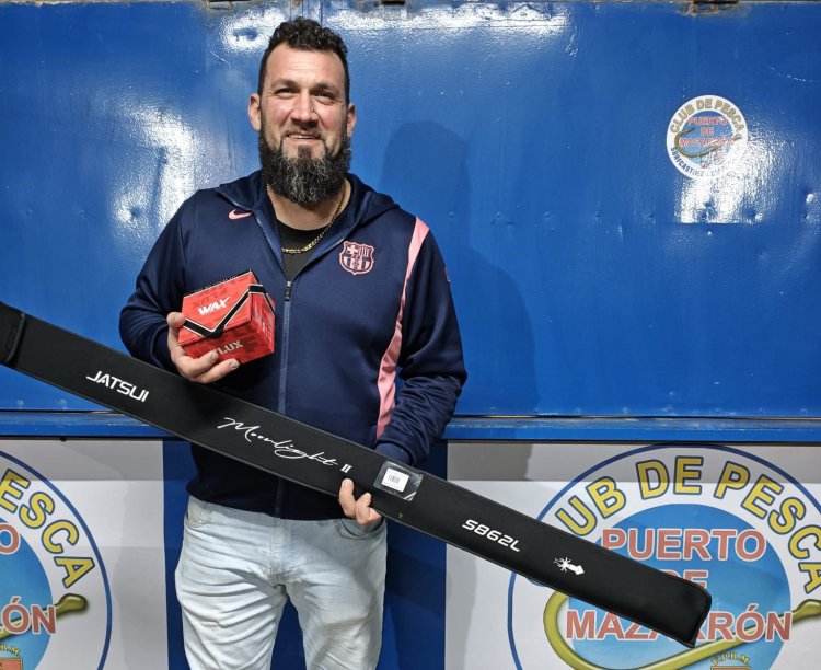 ANDRÉS PÉREZ se hace con la primera *Liga de Eging JATSUI*  del CLUB DE PESCA PUERTO DE MAZARRÓN (2025)