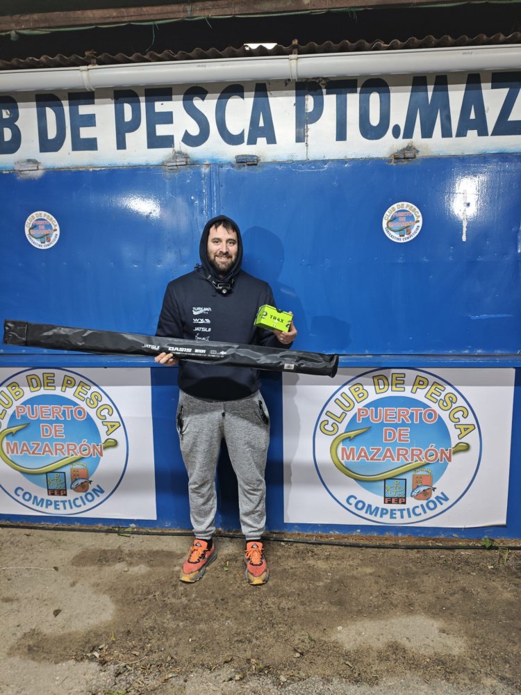 ANDRÉS PÉREZ se hace con la primera *Liga de Eging JATSUI*  del CLUB DE PESCA PUERTO DE MAZARRÓN (2025)