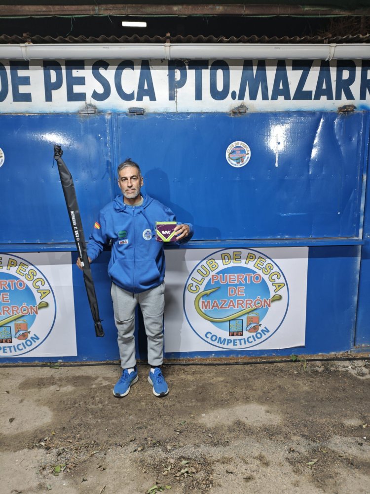 ANDRÉS PÉREZ se hace con la primera *Liga de Eging JATSUI*  del CLUB DE PESCA PUERTO DE MAZARRÓN (2025)