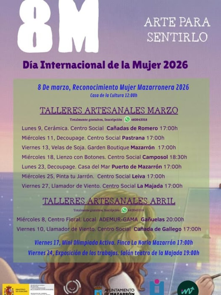 Este año celebramos el Día Internacional de la Mujer llena de creatividad, participación y reconocimiento