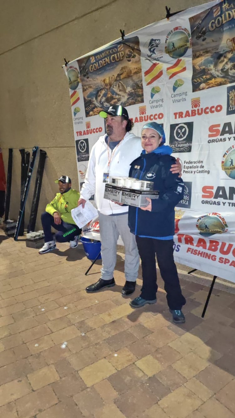 La mallorquina Fanny Blasco del CLUB DE PESCA PUERTO DE MAZARRÓN  brilla en la Golden Cup League Trabucco y se corona en Peñíscola