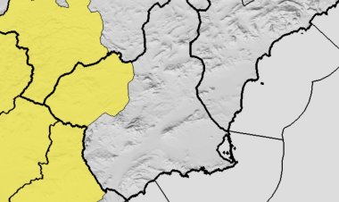 AEMET actualiza los fenómenos meteorológicos adversos para hoy y mañana en el Noroeste de la Región de Murcia.
