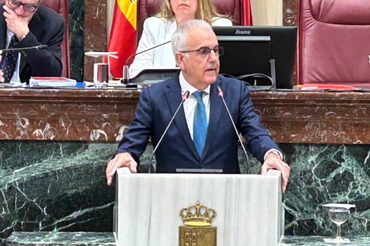 El diputado socialista ha interpelado al consejero de Fomento sobre el desdoblamiento de la carretera RM-332 entre Mazarrón y Puerto de Mazarrón