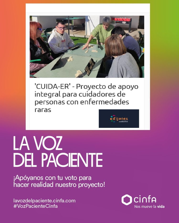 La Asociación de Enfermedades Raras D’ Genes necesita tu ayuda con tu voto.