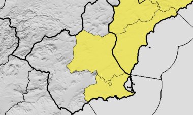Meteorología advierte de lluvia (15 litros en una hora) y tormentas mañana sábado en la Vega del Segura y el Campo de Cartagena