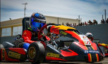 El piloto  mazarronero “Bernardo Mateos Peña, del equipo Campos Racing, destaca una vez más en el mundo del karting.