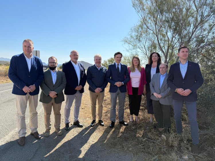Fomento inicia las obras de mejora de la carretera entre Mazarrón y Lorca con una inversión superior a 1,2 millones