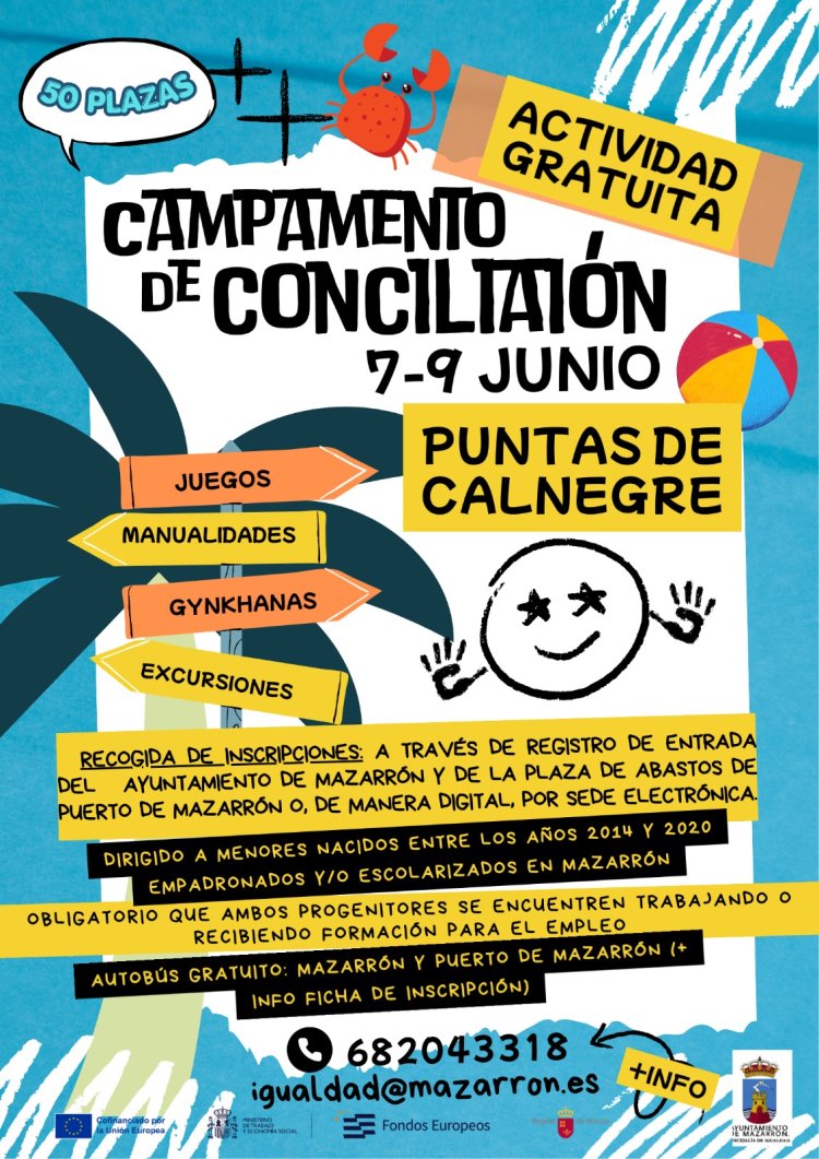 Presentado esta mañana el Campamento gratuito de Conciliación del 7 al 9 de Junio en Puntas de Calnegre