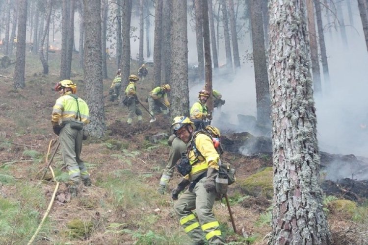 El contingente desplazado a los incendios de Ávila, Toledo y Madrid regresa a la Región tras cumplir su misión de apoyo para la extinción