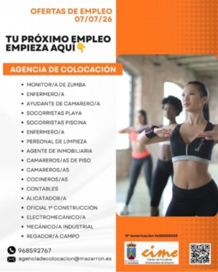 El CIME de Mazarrón impulsa nuevas oportunidades laborales con numerosas ofertas de empleo activas
