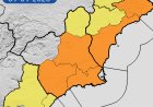 Mazarrón permanecerá este miércoles en aviso naranja por tormentas
