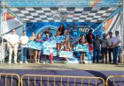 Volando sobre el mar de Mazarrón El puerto Deportivo acogió la celebración del Campeonato del Mundo de Hidrofly