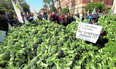 El campo se prepara para salir a la calle y el gasóleo también aprieta a los agricultores de Mazarrón