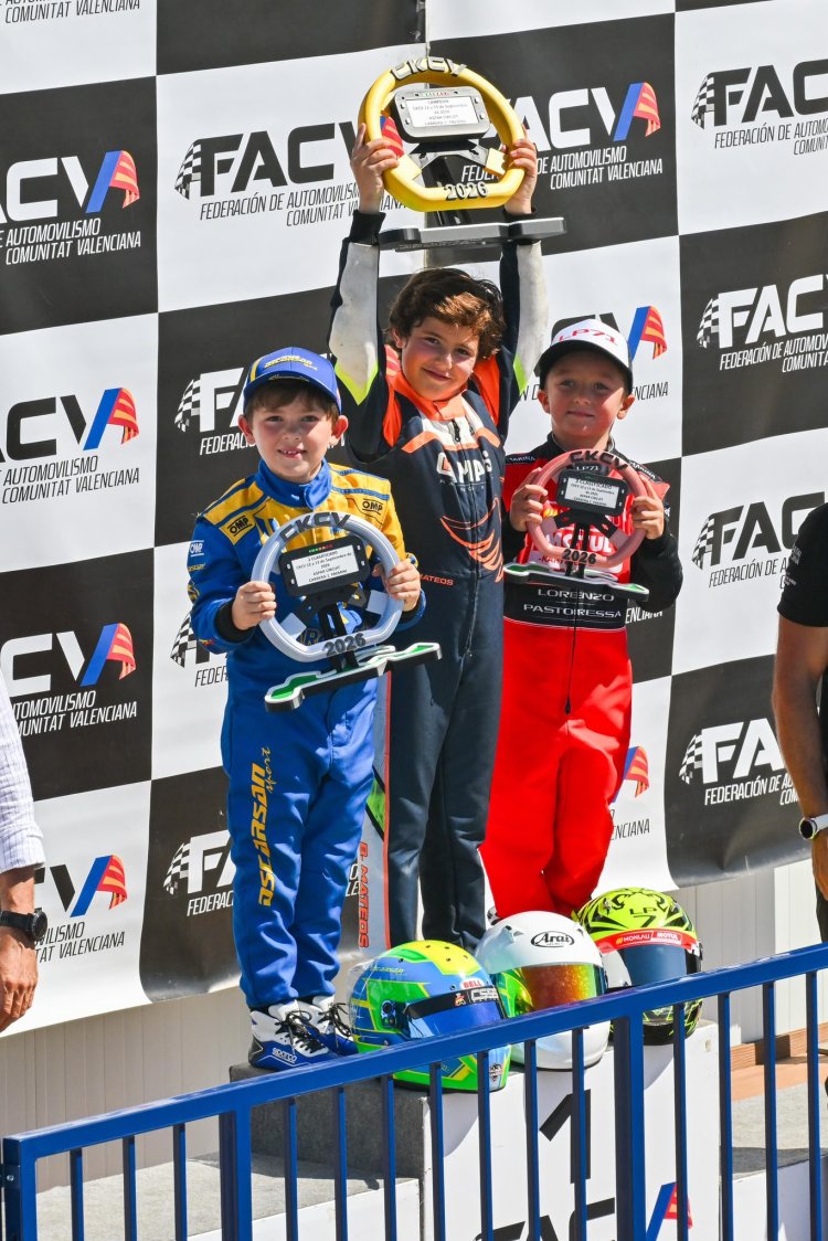 El piloto mazarronero Bernardo Mateos protagoniza un fin de semana de máxima exigencia, superando los problemas de motor para acabar con una victoria y un segundo puesto en el Circuito Aspar.