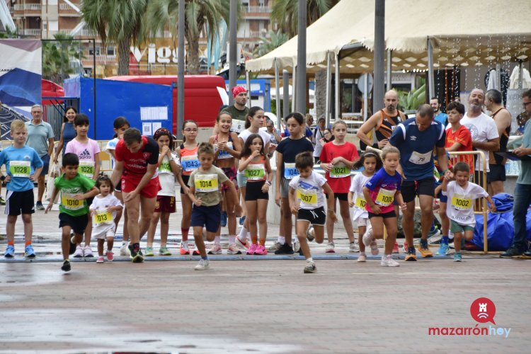 El 5K Bahía de Mazarrón pone a correr al Puerto en la Semana Europea de la Movilidad