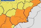 La AEMET advierte de lluvia de 40 litros en una hora mañana viernes en Guadalentín, Campo de Cartagena, Mazarrón y Vega del Segura