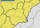 Meteorología emite aviso amarillo por lluvia (15 litros en una hora) y tormentas a partir de esta medianoche