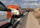 Un hombre de 58 años resulta herido en una colisión entre dos coches en la RM-3, en Mazarrón