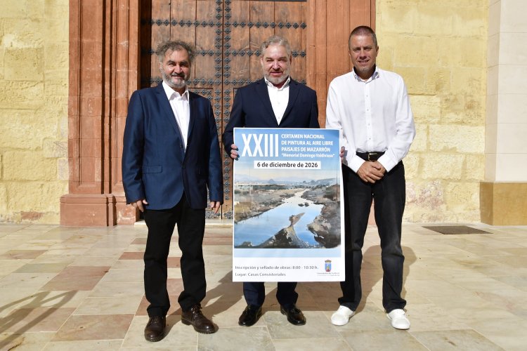 XIII Certamen Nacional de Pintura al Aire Libre ‘Paisajes de Mazarrón’ el 6 de diciembre